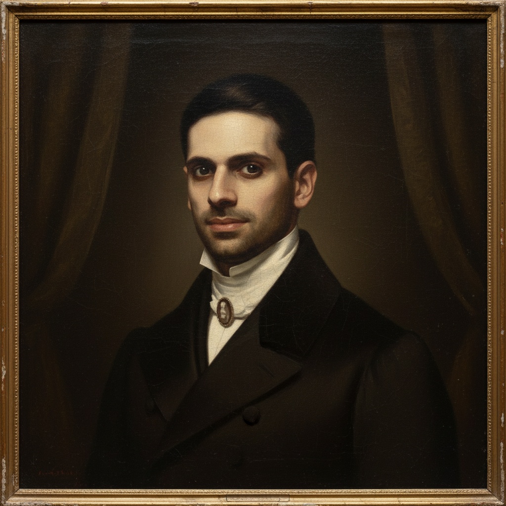 Haunted Victorian Portrait