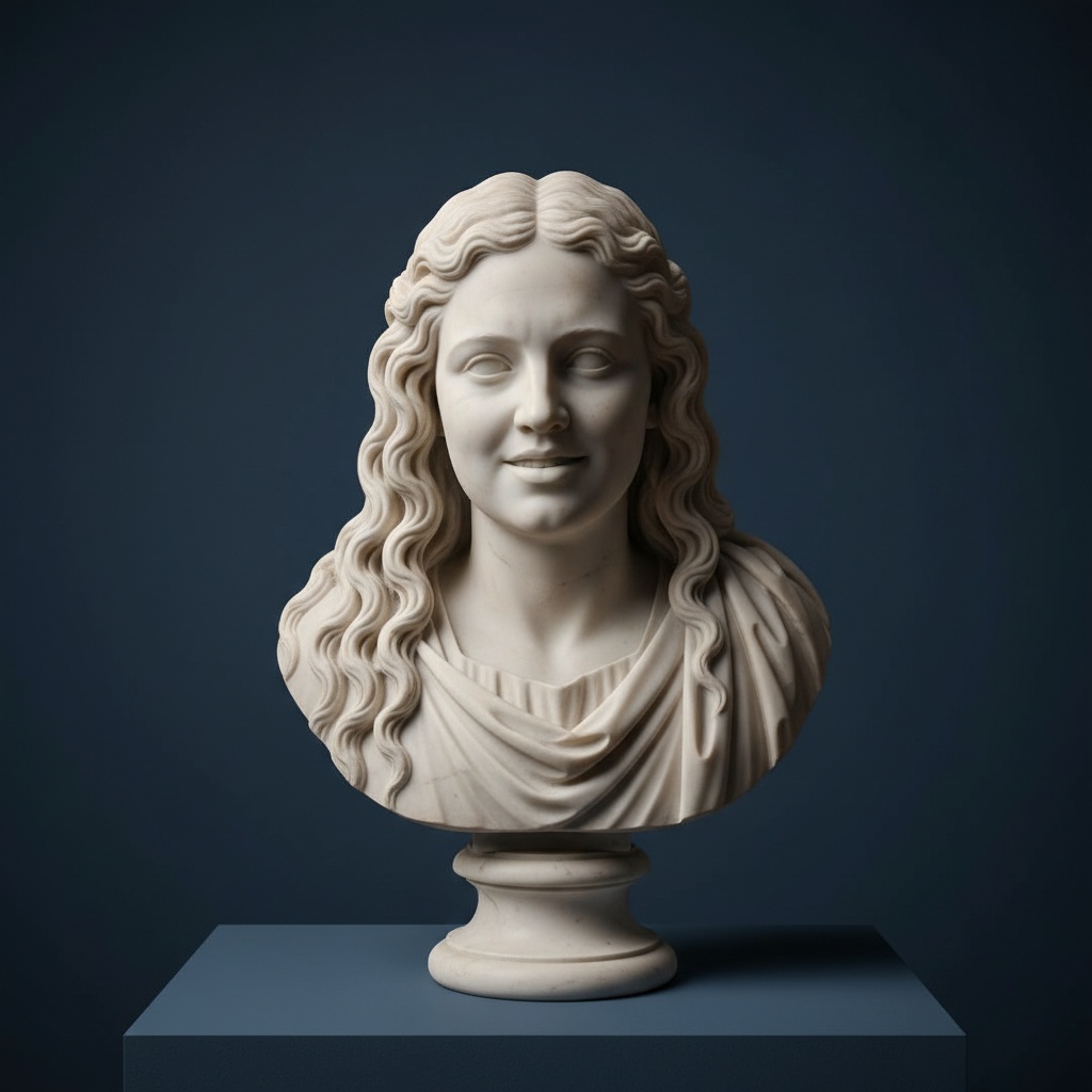 Marble Roman Bust