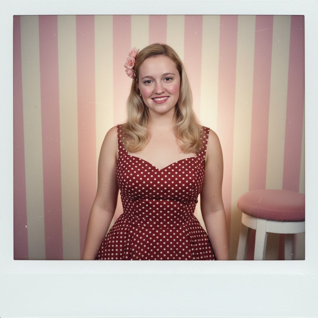 Vintage Polaroid Pinup